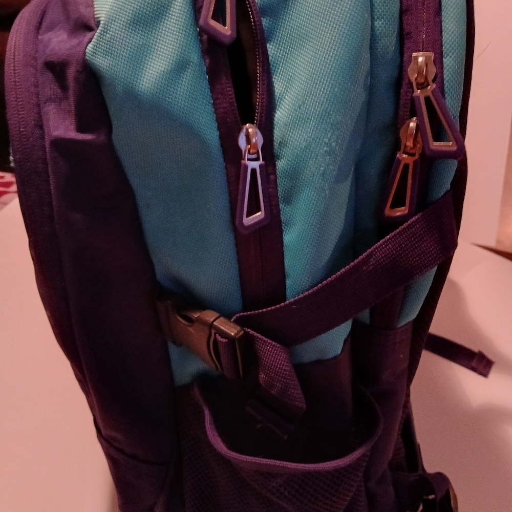 Magellan Outdoors Blue and Purple Backpack with Structured Design. Very Nice!! - Picture 6 of 12